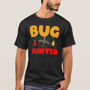 Bug Hunter Ladybugs Dragonfly Bee Bug Beetle Wasp  T-Shirt