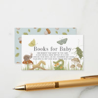 Bug Insects Baby Shower Book Request