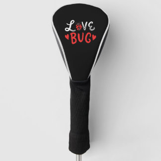 Bug Ladybug Valentines Day Love Heart 70s Golf Head Cover