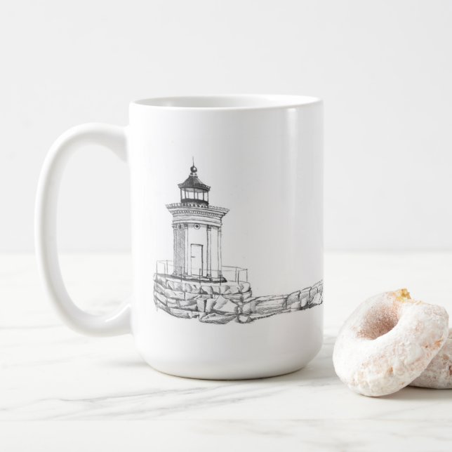 Bug Light Sketch Coffee Mug (With Donut)