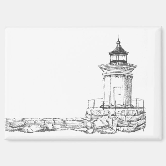 Bug Light Sketch Magnet (Front)