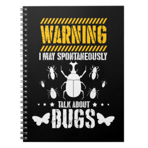 Bug Lover Insects Funny Entomologist Notebook