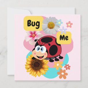 Bug Me: Ladybug Invitation