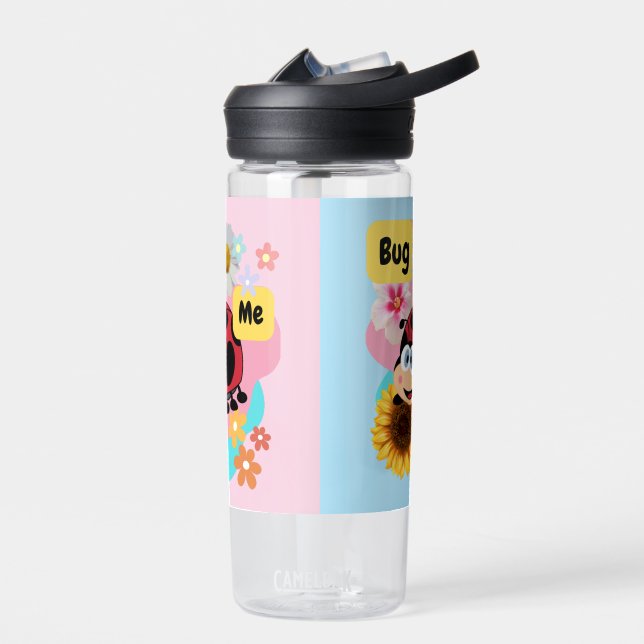 Bug Me: Ladybug  Water Bottle (Left)