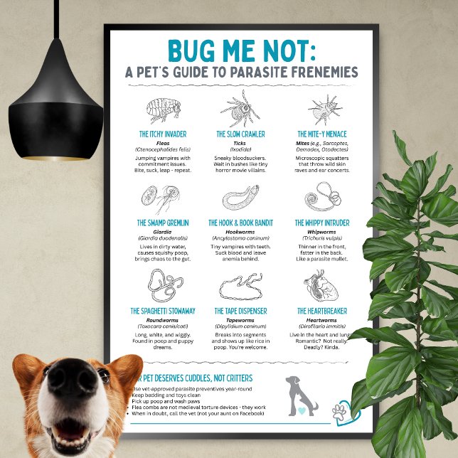 Bug Me Not - A Pet’s Guide to Parasite Frenemies Poster (Creator Uploaded)