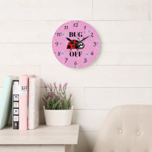 Bug Off Clock