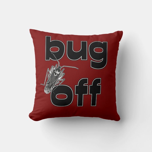 Bug Off Cushion (Front)