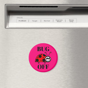 Bug Off Fridge Magnet