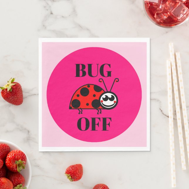Bug Off Paper Napkin (Insitu)