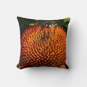 Bug on Flower Cushion