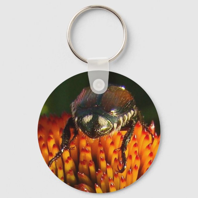 Bug on Flower Key Ring (Front)