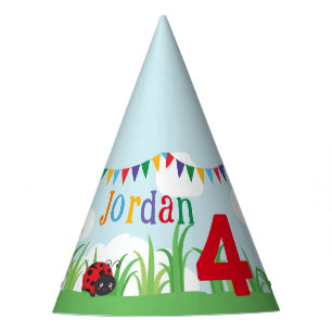 Bug Party Birthday Cute Colourful Hat