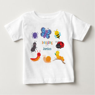 Bug Party Cute Colourful   Baby T-Shirt