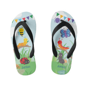 Bug Party Cute  Kid's Thongs