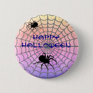 Bug spider Web 6 Cm Round Badge