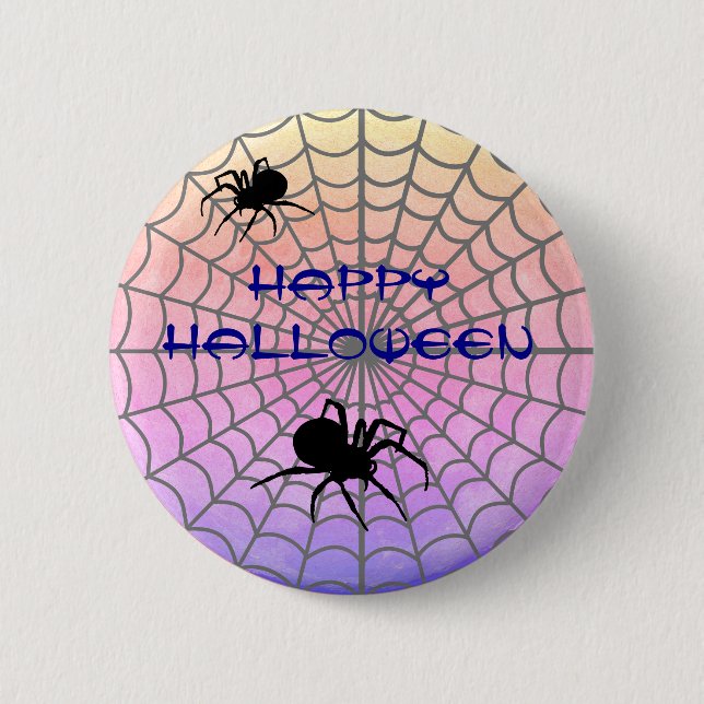 Bug spider Web 6 Cm Round Badge (Front)