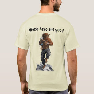 Bugbear Hero Rescuing Child Fantasy Art Shirt