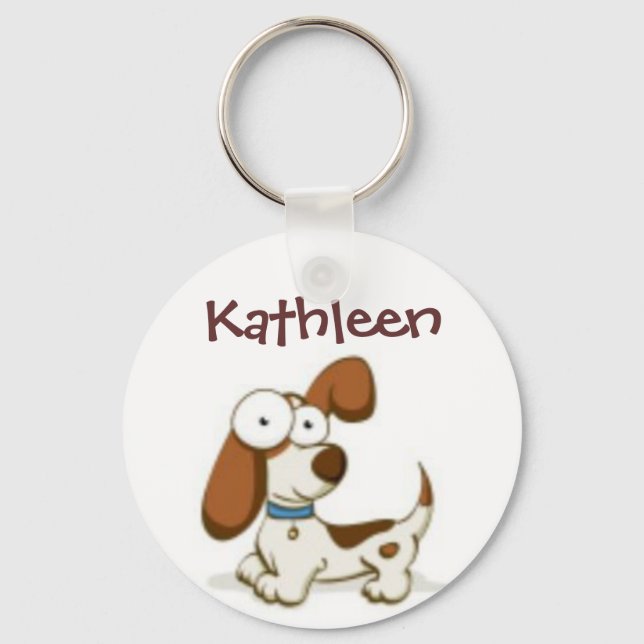 BUGEYED DAWG - DACHSHUND KEY RING (Front)