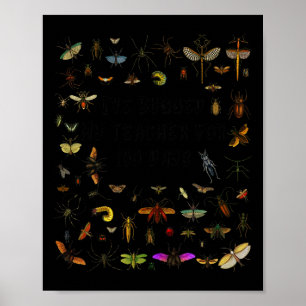 Bugged My Teacher 100 Days Of School Kids Boys Gir Poster