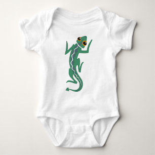 Buggi Green Lizard Artistic Clipart-27847 Baby Bodysuit