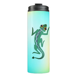 Buggi Green Lizard Artistic Clipart-27847 Thermal Tumbler
