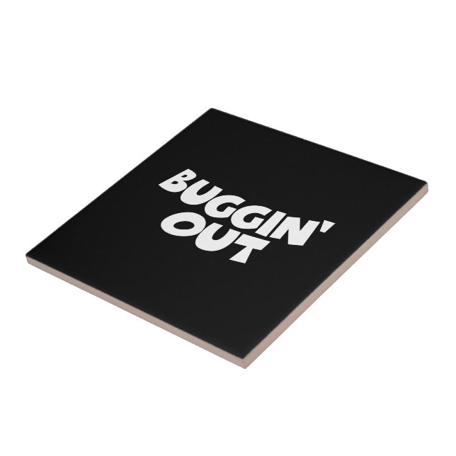 Buggin' Out Ceramic Tile (Side)