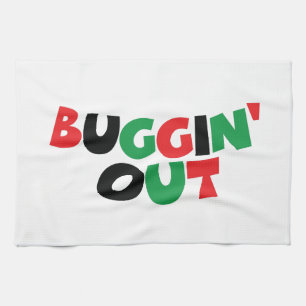 Buggin' Out Tea Towel