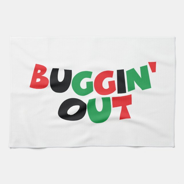 Buggin' Out Tea Towel (Horizontal)