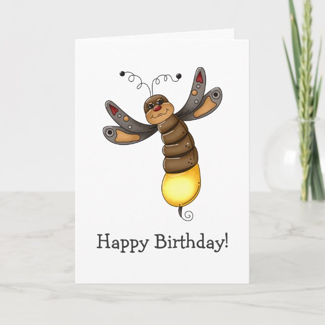 Buggin' You Again · Lightning bug Card (Front)