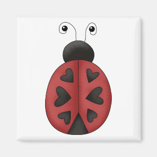 Buggin' You · Ladybug Hearts Magnet