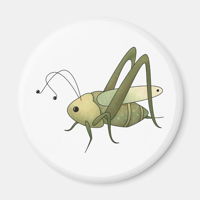 Buggin' You Too · Grasshopper Magnet (Front)