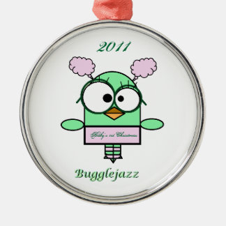 Bugglejazz  Baby's 1st Christmas 2011 Metal Tree Decoration