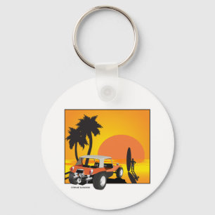 Buggy and Surfer Key Ring