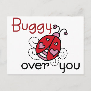 Buggy Over You Postcard