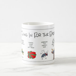   Bughouze Flies help Santa's Elves Coffee Mug