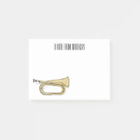 Bugle cartoon illustration