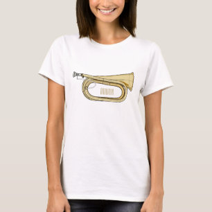 Bugle cartoon illustration  T-Shirt