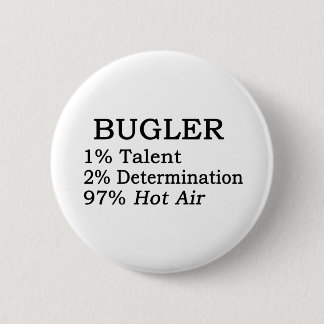 Bugler Hot Air 6 Cm Round Badge