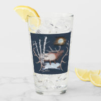 Bugling Bull Elk Glass