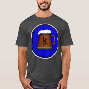 Bugmans Heraldry on Round Shield T-Shirt