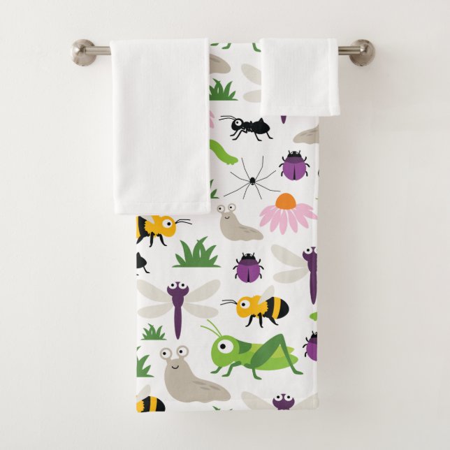 Bugs Bath Towel Set (Insitu)