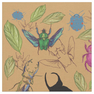 Bugs Beautiful Pattern Fabric