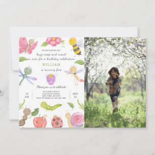 Bugs Birthday Invitation With Photo