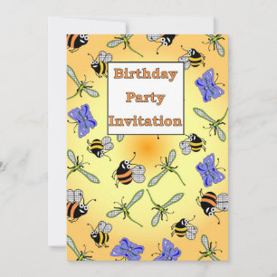 bugs birthday party invitation