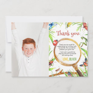 Bugs Birthday Photo Thank You Card