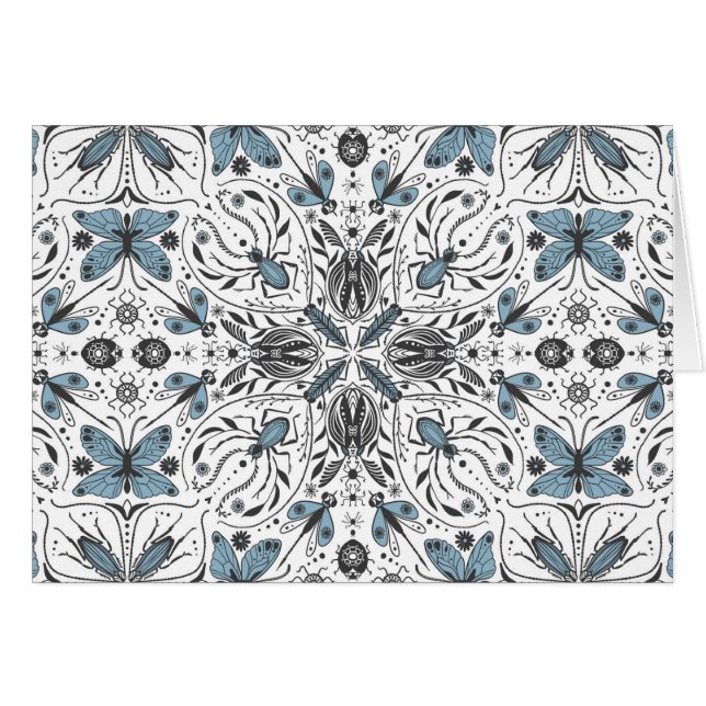 Bugs, black and blue (Front Horizontal)