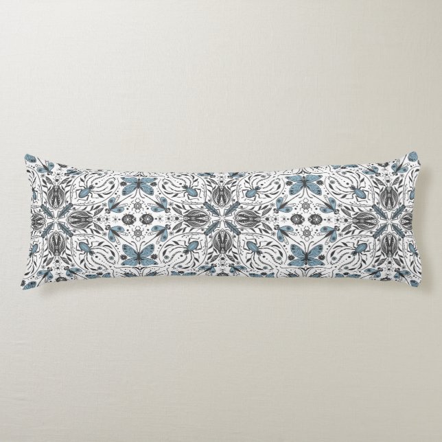 Bugs, black and blue body cushion (Front)