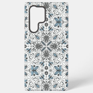 Bugs, black and blue samsung galaxy case