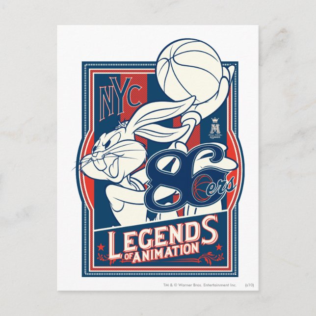 BUGS BUNNY™ 86ers Postcard (Front)