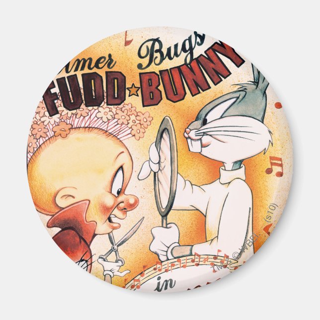 BUGS BUNNY™ and ELMER FUDD™ Musical Magnet (Front)